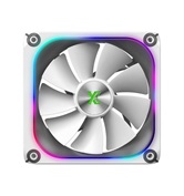 Комплект вентиляторов  (3шт) XASTRA FZ120W ARGB triple pack 120x120x28мм ( PWM, FDB,ARGB, Matrix screen,контроллер, Daisy-chain соединение , 0-2000 rpm, white)  BOX