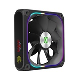 Вентилятор дополнительный XASTRA FZ120B ARGB reverse single pack 120x120x28мм ( PWM, FDB, ARGB, Matrix screen, Daisy-chain соединение , 0-2000 rpm, black)  BOX