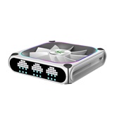 Вентилятор  дополнительный  XASTRA FZ120W ARGB reverse single pack 120x120x28мм ( PWM, FDB, ARGB, Matrix screen, Daisy-chain соединение , 0-2000 rpm, white)  BOX