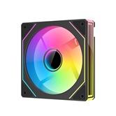 Вентилятор XASTRA FM120B ARGB single pack 120x120x25мм (60шт/кор,Infinity lighting effect, ARGB, PWM, black)  BOX