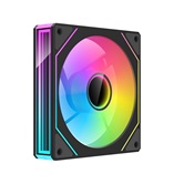 Вентилятор XASTRA FM120B ARGB reverse single pack 120x120x25мм (60шт/кор,Infinity lighting effect, ARGB, PWM, black)  BOX