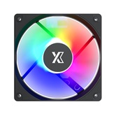 Вентилятор XASTRA FC120B ARGB reverse single pack 120x120x25мм (40шт/кор, ARGB, PWM, black)  BOX