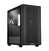 Корпус CHIEFTEC NIGHT HUNTER GS-03B-BLK-OP, TG, 4x140mm Fan, mini-ITX, mATX, ATX, E-ATX, черный