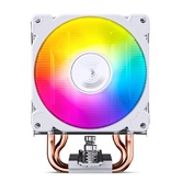 Кулер JONSBO CR-1400 E ARGB White LGA1851/1700/1200/115X/AM5/AM4 (24шт/кор, TDP 160W, PWM, 92mm ARGB LED Fan, 4 тепловые трубки, 4-pin, белый) Retail