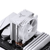 Кулер JONSBO CR-1400 E ARGB White LGA1851/1700/1200/115X/AM5/AM4 (24шт/кор, TDP 160W, PWM, 92mm ARGB LED Fan, 4 тепловые трубки, 4-pin, белый) Retail
