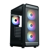 Корпус XASTRA  A403 4FRGB Black ATX/Mesh/ tempered glass / 4x120mm FRGB  fans/ A403-4FC12F
