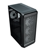 Корпус XASTRA  A403 4FRGB Black ATX/Mesh/ tempered glass / 4x120mm FRGB  fans/ A403-4FC12F