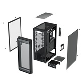 Корпус XASTRA  A403 4FRGB Black ATX/Mesh/ tempered glass / 4x120mm FRGB  fans/ A403-4FC12F