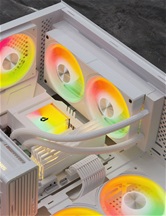 Система водяного охлаждения upHere E240TC White ARGB / 2x120mm ARGB fans, 280W TDP / E240TC
