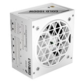 Блок питания 1STPLAYER NGDP GOLD 1000W White / ATX 3.1, APFC, 80 PLUS Gold, LLC+DC-DC, full Japan solid-state caps, 120mm fan, full modular / HA-1000BA4-WH