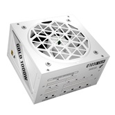 Блок питания 1STPLAYER NGDP GOLD 1000W White / ATX 3.1, APFC, 80 PLUS Gold, LLC+DC-DC, full Japan solid-state caps, 120mm fan, full modular / HA-1000BA4-WH