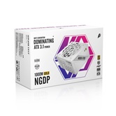 Блок питания 1STPLAYER NGDP GOLD 1000W White / ATX 3.1, APFC, 80 PLUS Gold, LLC+DC-DC, full Japan solid-state caps, 120mm fan, full modular / HA-1000BA4-WH