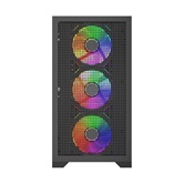 Корпус Powercase Mistral Micro B315, Tempered Glass, 4x 120mm ARGB PWM Fan, чёрный, mATX  (CMMB315-A4)
