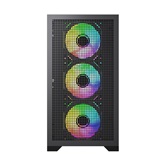 Корпус Powercase Mistral Micro B315, Tempered Glass, 4x 120mm ARGB PWM Fan, чёрный, mATX  (CMMB315-A4)
