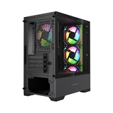 Корпус Powercase Mistral Micro B315, Tempered Glass, 4x 120mm ARGB PWM Fan, чёрный, mATX  (CMMB315-A4)