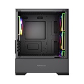 Корпус Powercase Mistral Micro B315, Tempered Glass, 4x 120mm ARGB PWM Fan, чёрный, mATX  (CMMB315-A4)