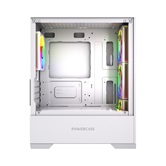 Корпус Powercase Mistral Micro B315W, Tempered Glass, 4x 120mm ARGB PWM Fan, белый, mATX  (CMMB315W-A4)
