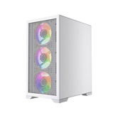 Корпус Powercase Mistral Micro B315W, Tempered Glass, 4x 120mm ARGB PWM Fan, белый, mATX  (CMMB315W-A4)
