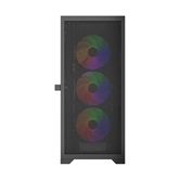 Корпус Powercase Mistral B415, Tempered Glass, 4x 120mm ARGB PWM Fans, чёрный, ATX  (CMAB415-A4)