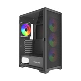 Корпус Powercase Mistral B415, Tempered Glass, 4x 120mm ARGB PWM Fans, чёрный, ATX  (CMAB415-A4)