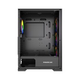 Корпус Powercase Mistral B415, Tempered Glass, 4x 120mm ARGB PWM Fans, чёрный, ATX  (CMAB415-A4)