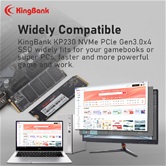 Накопитель SSD Kingbank  NVMe Gen3 x4  KP230 256GB  (Speed read: 2300MB/s) RET /  K5.02.FPL1256202