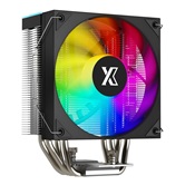 Кулер XASTRA AR400 ARGB  LGA1851/1700/1200/115X/AM5/AM4 (20шт/кор, TDP 220W, 4 тепл.трубки , PWM FAN ARGB 120mm , top cover with ARGB led ) RET