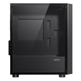 Корпус XASTRA  A402M 4ARGB Black mATX/Mesh/full-size TG/ 4x120mm ARGB PWM fans/ A402M-4FC12A-BK