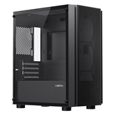 Корпус XASTRA  A402M 4ARGB Black mATX/Mesh/full-size TG/ 4x120mm ARGB PWM fans/ A402M-4FC12A-BK