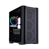 Корпус 1STPLAYER TRILOBITE T4 MESH ARGB Black / mATX / 4x120mm ARGB fans / T4-BK-4FS7