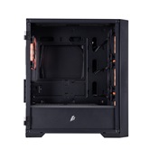 Корпус 1STPLAYER TRILOBITE T4 MESH ARGB Black / mATX / 4x120mm ARGB fans / T4-BK-4FS7