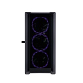 Корпус 1STPLAYER TRILOBITE T4-G GLASS ARGB Black / mATX / 4x120mm ARGB fans / T4-G-BK-4FS7
