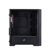 Корпус 1STPLAYER TRILOBITE T4-G GLASS ARGB Black / mATX / 4x120mm ARGB fans / T4-G-BK-4FS7