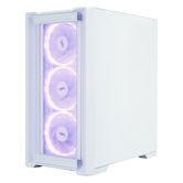 Корпус 1STPLAYER TRILOBITE T4-G GLASS ARGB White / mATX / 4x120mm ARGB fans / T4-G-WH-4FS7-W