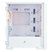 Корпус 1STPLAYER TRILOBITE T4-G GLASS ARGB White / mATX / 4x120mm ARGB fans / T4-G-WH-4FS7-W