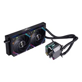 Система водяного охлаждения 1STPLAYER X-240 Black / 2x120mm, ARGB, IPS display / X-240-BK