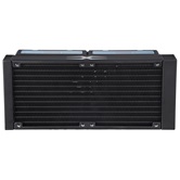 Система водяного охлаждения 1STPLAYER X-240 Black / 2x120mm, ARGB, IPS display / X-240-BK