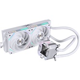 Система водяного охлаждения 1STPLAYER X-240 White / 2x120mm, ARGB, IPS display / X-240-WH