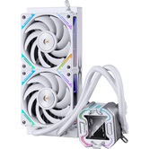Система водяного охлаждения 1STPLAYER X-240 White / 2x120mm, ARGB, IPS display / X-240-WH