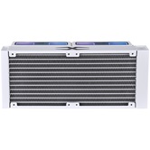 Система водяного охлаждения 1STPLAYER X-240 White / 2x120mm, ARGB, IPS display / X-240-WH