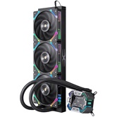 Система водяного охлаждения 1STPLAYER X-360 Black / 3x120mm, ARGB, IPS display / X-360-BK