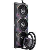 Система водяного охлаждения 1STPLAYER X-360 Black / 3x120mm, ARGB, IPS display / X-360-BK