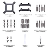 Система водяного охлаждения 1STPLAYER X-360 Black / 3x120mm, ARGB, IPS display / X-360-BK