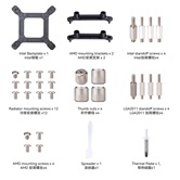 Система водяного охлаждения 1STPLAYER X-360 White / 3x120mm, ARGB, IPS display / X-360-WH