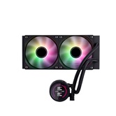 Система водяного охлаждения 1STPLAYER TS4 240 Black / 2x120mm, ARGB, IPS display / TS4-240-BK