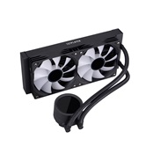 Система водяного охлаждения 1STPLAYER TS4 240 Black / 2x120mm, ARGB, IPS display / TS4-240-BK