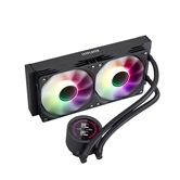Система водяного охлаждения 1STPLAYER TS4 240 Black / 2x120mm, ARGB, IPS display / TS4-240-BK