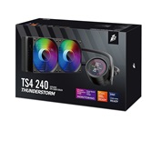 Система водяного охлаждения 1STPLAYER TS4 240 Black / 2x120mm, ARGB, IPS display / TS4-240-BK