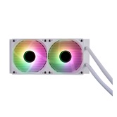 Система водяного охлаждения 1STPLAYER TS4 240 White / 2x120mm, ARGB, IPS display / TS4-240-WH