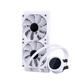 Система водяного охлаждения 1STPLAYER TS4 240 White / 2x120mm, ARGB, IPS display / TS4-240-WH